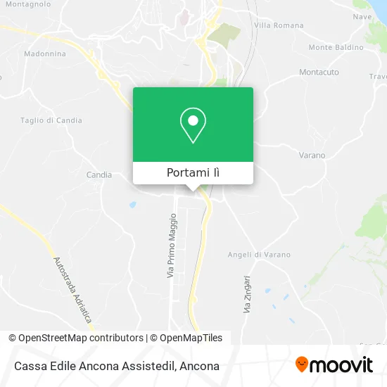 Mappa Cassa Edile Ancona Assistedil