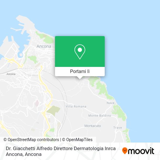 Mappa Dr. Giacchetti Alfredo Direttore Dermatologia Inrca Ancona