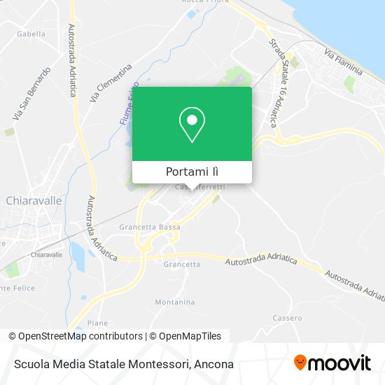 Mappa Scuola Media Statale Montessori