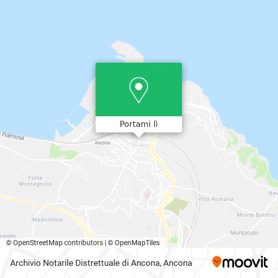 Mappa Archivio Notarile Distrettuale di Ancona