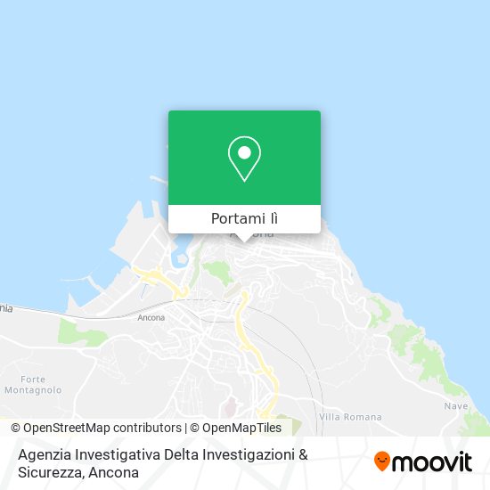 Mappa Agenzia Investigativa Delta Investigazioni & Sicurezza