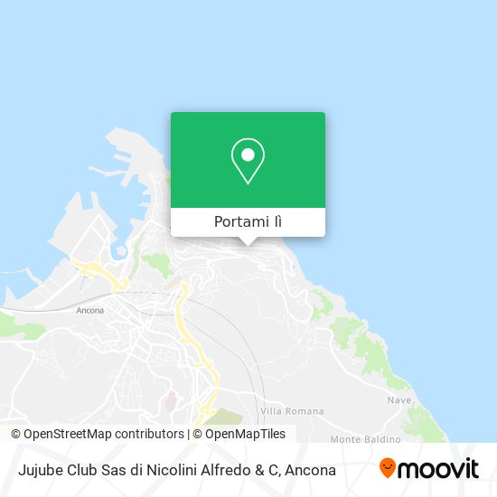 Mappa Jujube Club Sas di Nicolini Alfredo & C