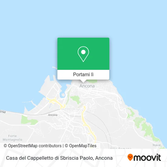 Mappa Casa del Cappelletto di Sbriscia Paolo