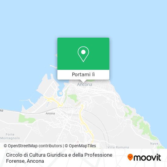Mappa Circolo di Cultura Giuridica e della Professione Forense