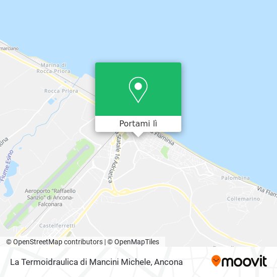 Mappa La Termoidraulica di Mancini Michele