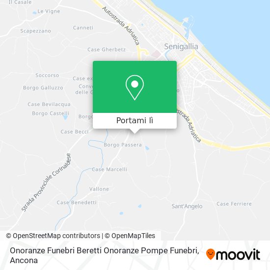 Mappa Onoranze Funebri Beretti Onoranze Pompe Funebri