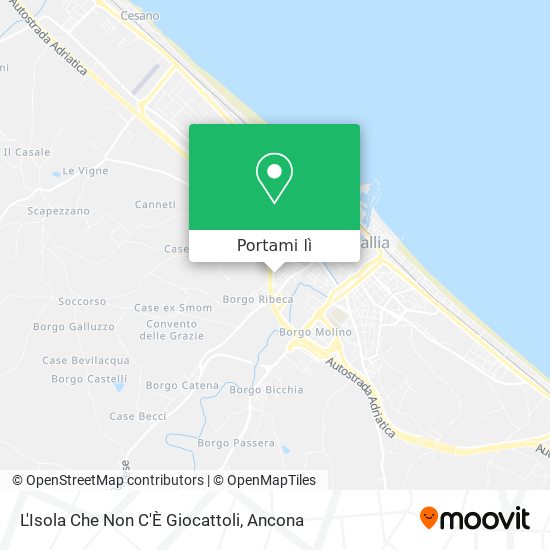 Mappa L'Isola Che Non C'È Giocattoli