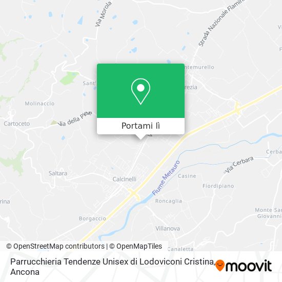 Mappa Parrucchieria Tendenze Unisex di Lodoviconi Cristina