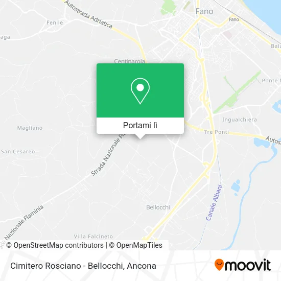 Mappa Cimitero Rosciano - Bellocchi