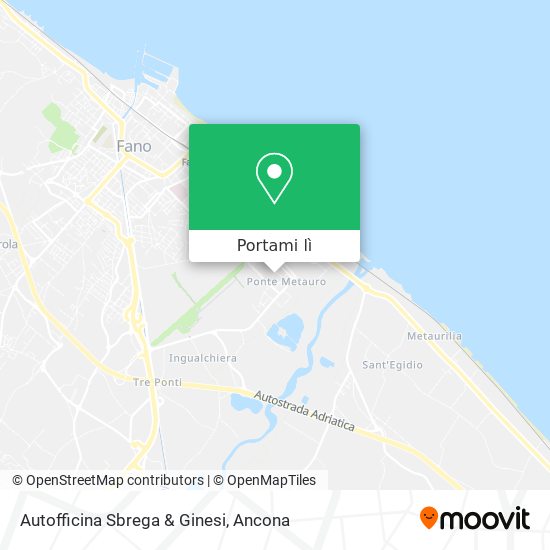 Mappa Autofficina Sbrega & Ginesi