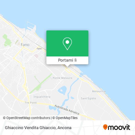 Mappa Ghiaccino Vendita Ghiaccio