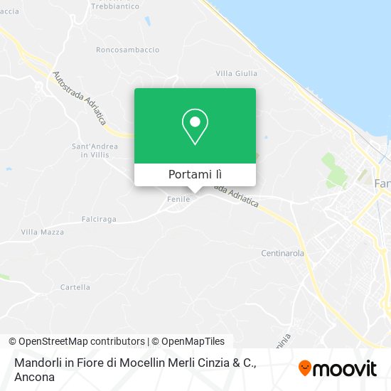 Mappa Mandorli in Fiore di Mocellin Merli Cinzia & C.