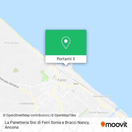 Mappa La Panetteria Snc di Ferri Sonia e Bracci Nancy