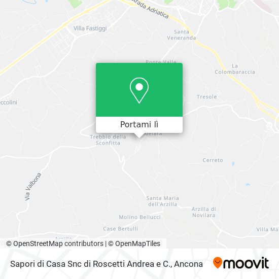 Mappa Sapori di Casa Snc di Roscetti Andrea e C.