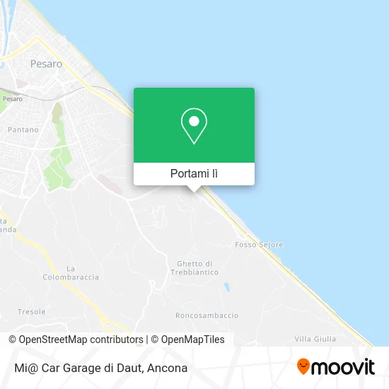 Mappa Mi@ Car Garage di Daut