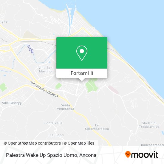 Mappa Palestra Wake Up Spazio Uomo