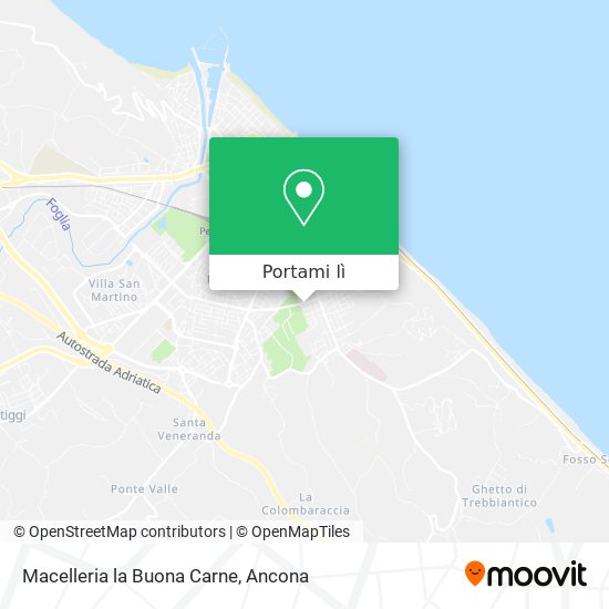 Mappa Macelleria la Buona Carne
