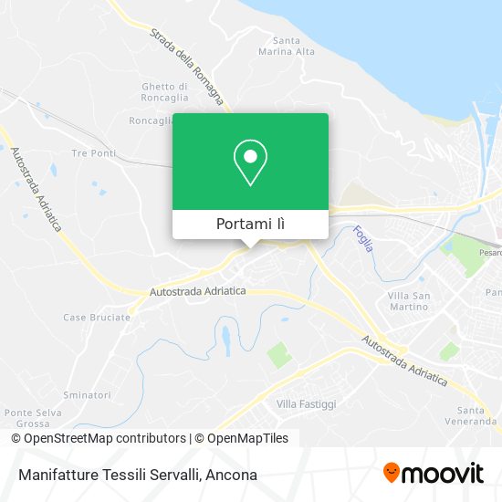 Mappa Manifatture Tessili Servalli