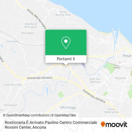 Mappa Rosticceria È Arrivato Paolino Centro Commerciale Rossini Center