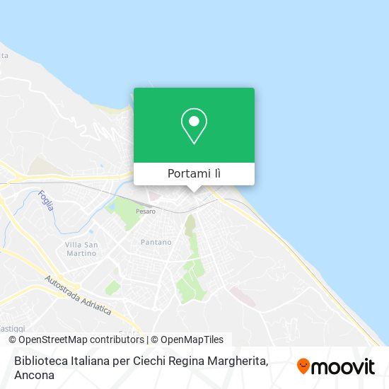 Mappa Biblioteca Italiana per Ciechi Regina Margherita