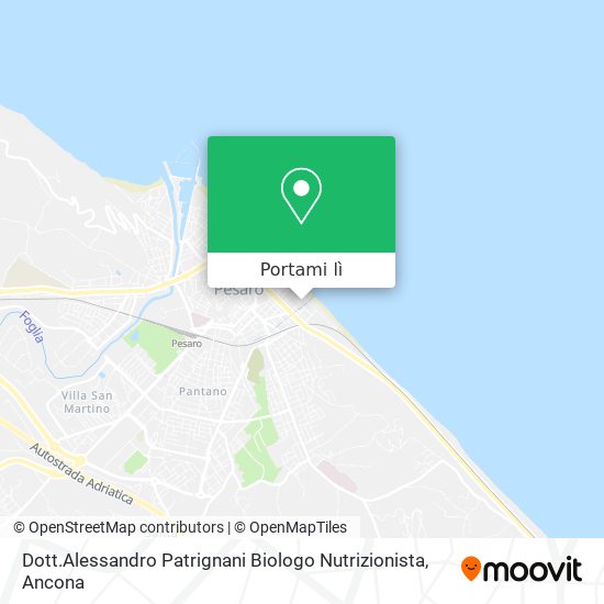 Mappa Dott.Alessandro Patrignani Biologo Nutrizionista