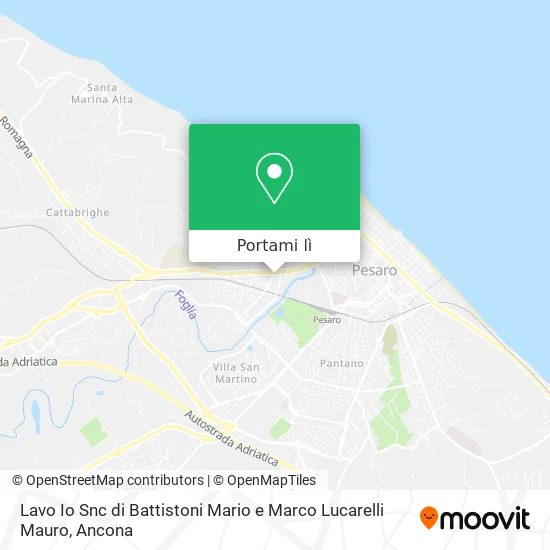 Mappa Lavo Io Snc di Battistoni Mario e Marco Lucarelli Mauro