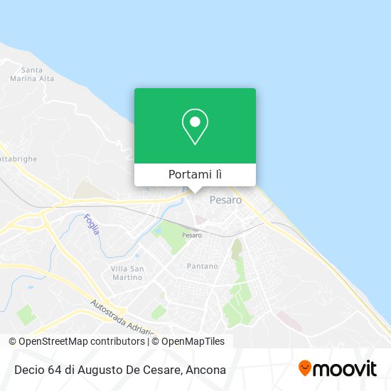 Mappa Decio 64 di Augusto De Cesare