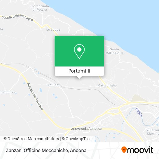 Mappa Zanzani Officine Meccaniche