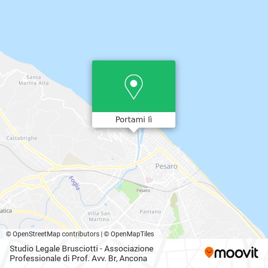 Mappa Studio Legale Brusciotti - Associazione Professionale di Prof. Avv. Br