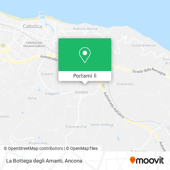 Mappa La Bottega degli Amanti