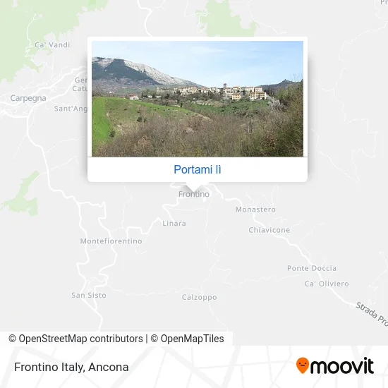 Mappa Frontino Italy