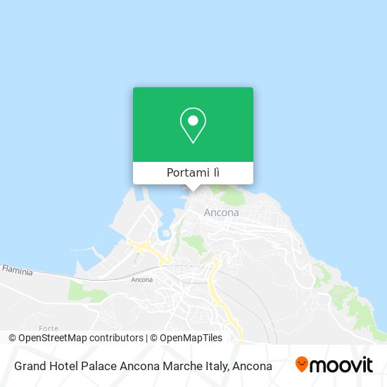 Mappa Grand Hotel Palace Ancona Marche Italy
