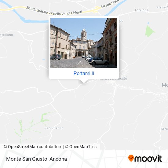 Mappa Monte San Giusto