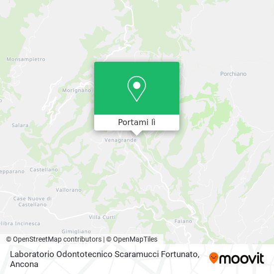 Mappa Laboratorio Odontotecnico Scaramucci Fortunato