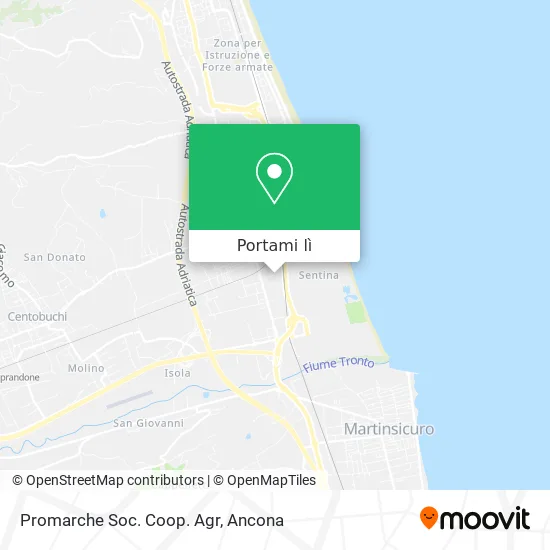 Mappa Promarche Soc. Coop. Agr