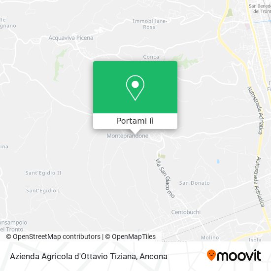 Mappa Azienda Agricola d'Ottavio Tiziana