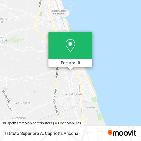 Mappa Istituto Superiore A. Capriotti