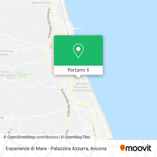 Mappa Esperienze di Mare - Palazzina Azzurra