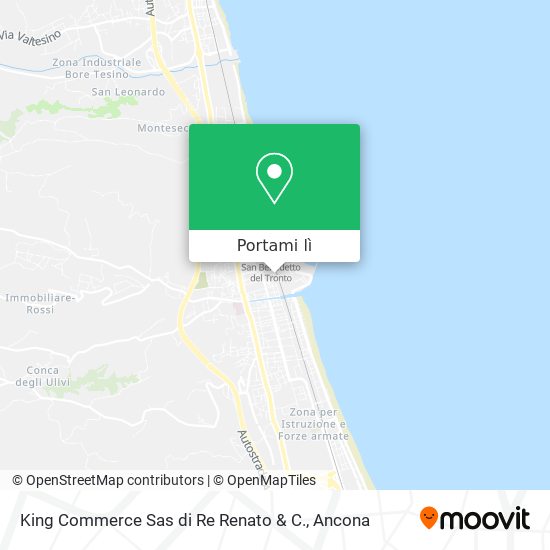 Mappa King Commerce Sas di Re Renato & C.