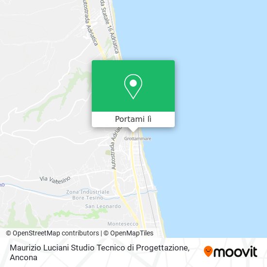 Mappa Maurizio Luciani Studio Tecnico di Progettazione