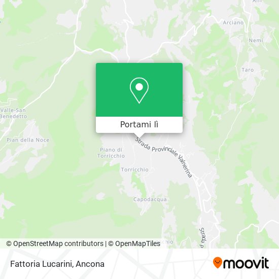 Mappa Fattoria Lucarini