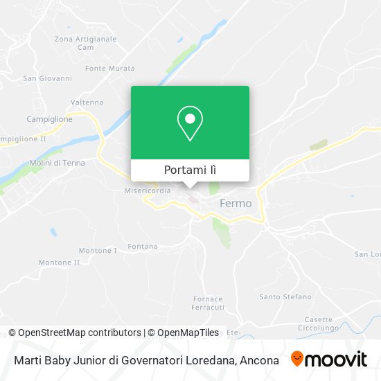 Mappa Marti Baby Junior di Governatori Loredana