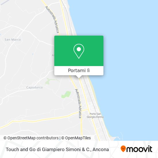 Mappa Touch and Go di Giampiero Simoni & C.