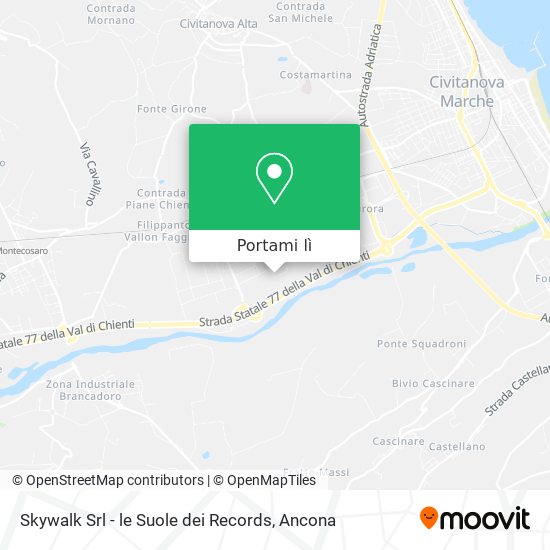 Mappa Skywalk Srl - le Suole dei Records