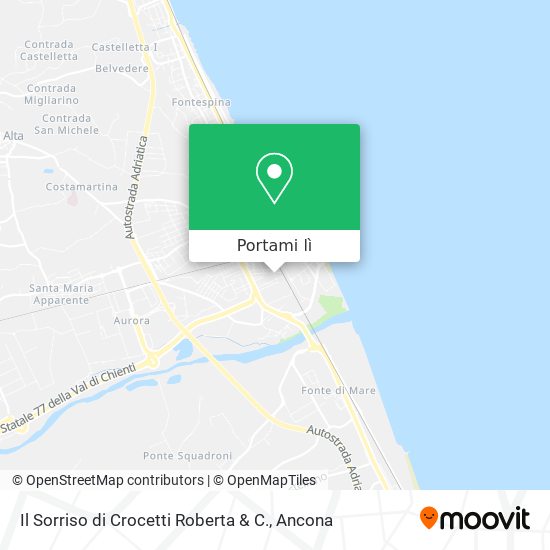 Mappa Il Sorriso di Crocetti Roberta & C.