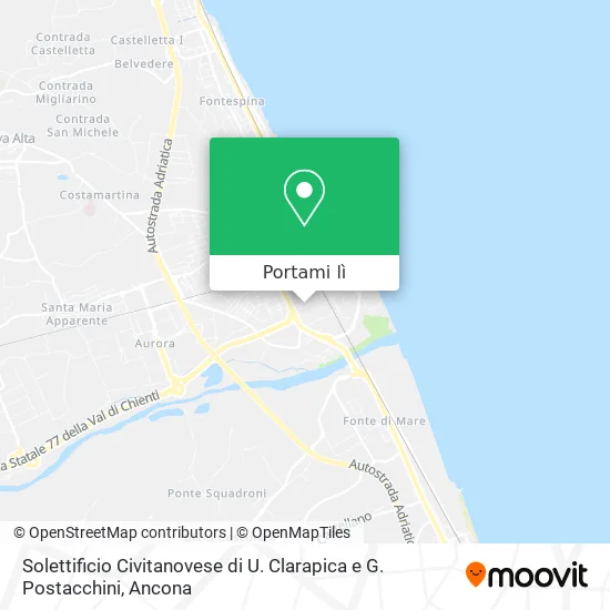Mappa Solettificio Civitanovese di U. Clarapica e G. Postacchini