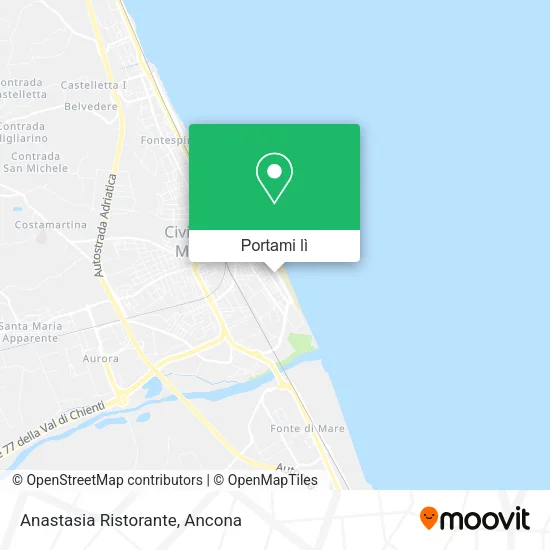 Mappa Anastasia Ristorante