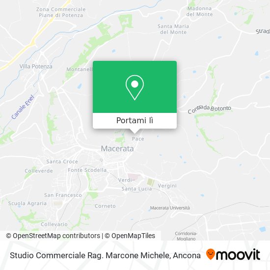Mappa Studio Commerciale Rag. Marcone Michele