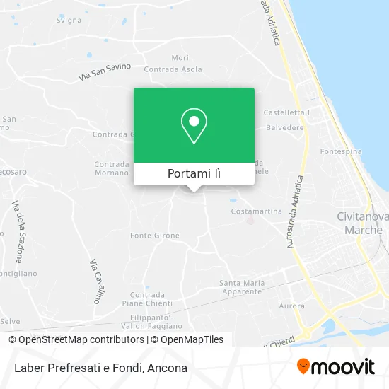 Mappa Laber Prefresati e Fondi