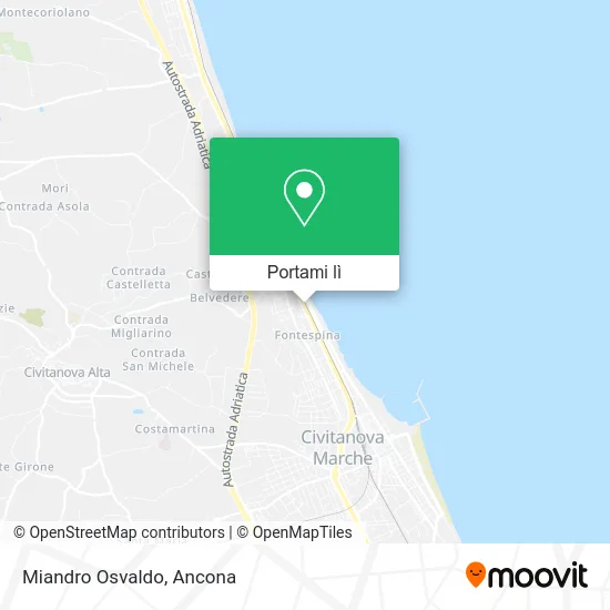 Mappa Miandro Osvaldo